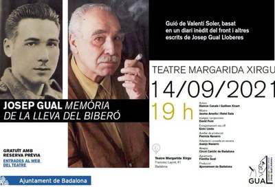 Avui dimarts a les 19 hores se celebra l’acte de cloenda del centenari Gual al Teatre Margarida Xirgu.
