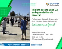 Badalona recupera les activitats gimnàstiques per a la Gent Gran