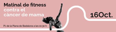 Badalona commemora el Dia Mundial contra el Càncer de Mama amb un matinal de fitness.