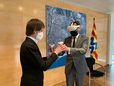 Badalona participa en la presentació de Catvers: el Metavers en català que vol configurar el futur espai virtual de les xarxes socials.