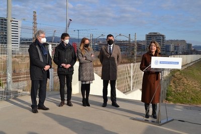 L’Ajuntament de Badalona acorda amb el Ministeri de Transports, Mobilitat i Agenda Urbana la signatura del conveni per a la construcció del viaducte de les vies del tren per sobre del canal del Gorg.