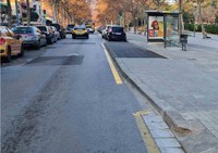 Badalona millora l’accessibilitat en diverses parades d’autobús de la ciutat