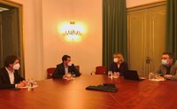 L’alcalde Rubén Guijarro es reuneix amb la consellera de Cultura, Nàtalia Garriga, per treballar conjuntament el projecte del hub audiovisual