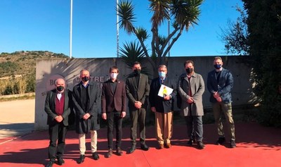 L’alcalde Rubén Guijarro es reuneix amb la Federació d’Empresaris de Badalona per presentar la proposta de pressupost municipal.