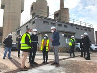 Endesa inicia aquest mes de març les obres de trasllat de la línia d’alta tensió a tocar del mur d’Eduard Maristany