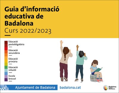 L’Ajuntament publica la Guia d'informació educativa de Badalona per al curs 2022-2023.