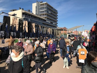 Avui s’ha inaugurat la nova Fira de marxants de la rambla del Gorg.