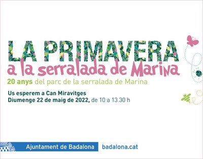 L’entorn de la masia de Can Miravitges acollirà el diumenge 22 de maig la sisena edició de La primavera a la serralada de Marina de Badalona.