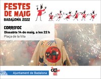 El tradicional Correfoc, el Cercabèstia la Diada Castellera i molta música per a un nou cap de setmana de Festes de Maig