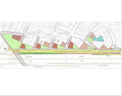 Llum verda a la nova ordenació de l'Àrea Residencial Estratègica (ARE) de Sant Crist a Badalona que incrementa el nombre d’habitatges amb protecció.