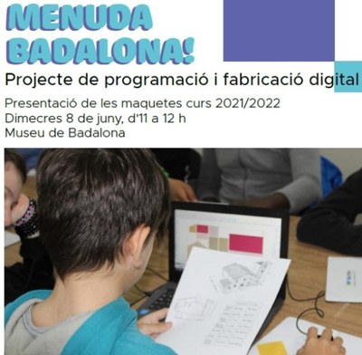 Presentació de les maquetes del projecte Menuda Badalona!.