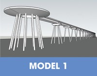 El nou pont del Petroli de Badalona tindrà una plataforma final rodona