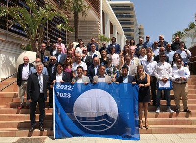 El port de Badalona rep el distintiu Bandera Blava 2022.