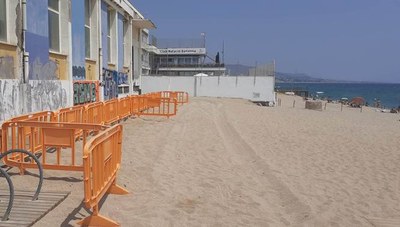 La platja de gossos de Badalona estarà ubicada a la platja dels Patins de Vela.