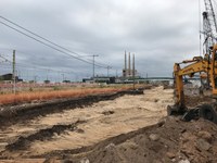 Les obres per fer els primers 250 metres del canal del Gorg avancen segons el calendari programat pi estaran enllestides durant la primavera de 2023