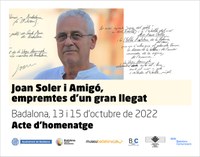 Badalona ret homenatge a Joan Soler i Amigó