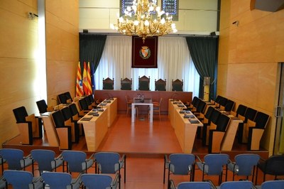 El dimarts 25 d’octubre, sessió ordinària del Ple de l’Ajuntament de Badalona.