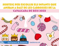 A partir del 2 de novembre s’obre el termini de presentació de sol·licituds per als infants que vulguin anar a dalt de les carrosses durant la Cavalcada de Reis