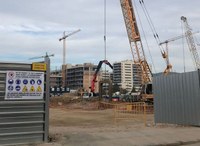 Comença el procés per descontaminar el solar on es construirà la nova Escola Badalona Port