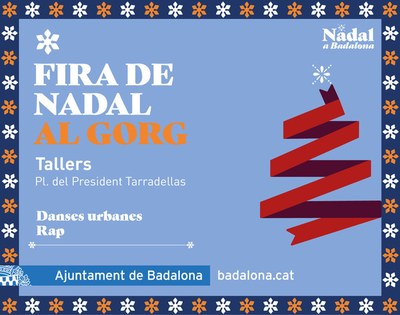 Tallers de Danses urbanes i de Rap a la Fira de Nadal al Gorg.
