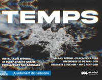 Alumnes de l’Escola Pau Gargallo realitzen una instal·lació efímera a la sala El Refugi de la plaça de la Vila