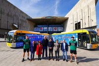 L'Ajuntament de Badalona, Endesa i Tusgsal impulsen el transport públic sostenible durant la Copa del Rei de Badalona 2023