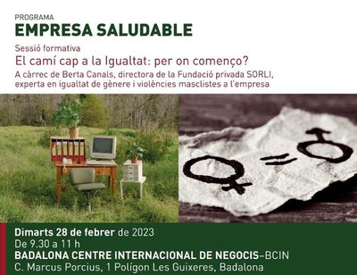 Jornada al Badalona Centre Internacional de Negocis (BCIN) per ajudar les empreses a implementar el Pla d’Igualtat.