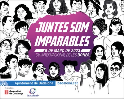 Badalona commemora el Dia Internacional de les Dones amb un programa d’activitats reivindicatives, un acte institucional i una manifestació unitària.