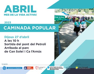 La Caminada Popular Badalona Running – Fem Salut! celebra aquest dijous la desena edició.