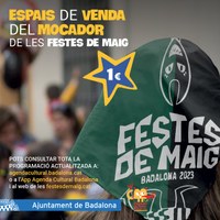 Dissabte 29 d’abril es posa a la venda el mocador de les Festes de Maig 2023