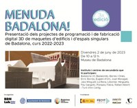 Cloenda de la 3a edició del projecte Menuda Badalona! del curs 2022-2023