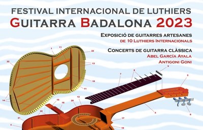 Badalona acull aquest proper mes de juny el Festival Internacional de Lutiers Guitarra Badalona.