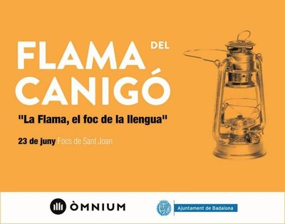 La Flama del Canigó arribarà el 23 de juny a Badalona.
