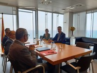 L’alcalde de Badalona, Xavier Garcia Albiol, i el conseller de Drets Socials, Carles Campuzano, acorden actuar immediatament per resoldre les necessitats del barri de Sant Roc