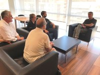 L’alcalde es reuneix amb els Castellers de Badalona per trobar un espai alternatiu on puguin continuar les seves activitats