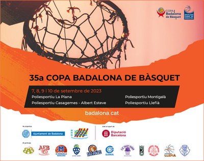 Presentació de la 35a Copa Badalona de Bàsquet i la 16a Copa Badalona de Minibàsquet.