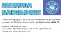 Exposició de les maquetes del projecte “Menuda Badalona!”