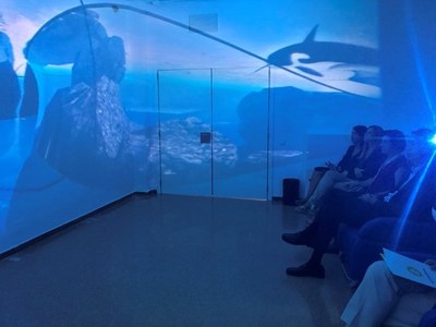 Presentació sala immersiva EMOTIVA.