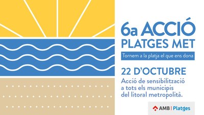 Badalona participa aquest diumenge en la 6a edició de la campanya Acció Platges Met de sensibilització ciutadana sobre els valors dels ecosistemes litorals metropolitans.
