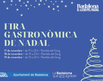 S’obre el termini per poder participar a la primera Fira Gastronòmica de Nadal de Badalona.