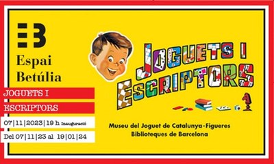 L’Espai Betúlia presenta l’exposició Joguets i escriptors que evoca un viatge al passat a través de les joguines favorites de diversos escriptors i escriptores.