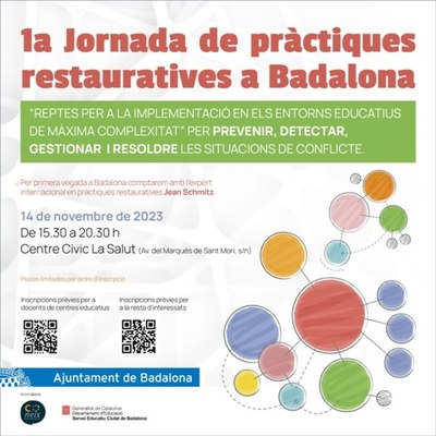 Primera Jornada de Pràctiques Restauratives a Badalona.