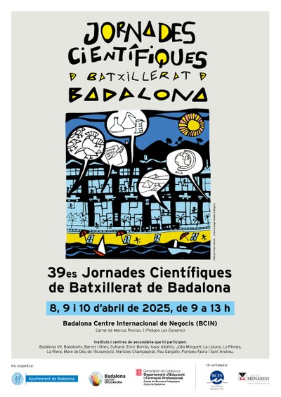 Cartell 39 Jornades Científiques Badalona 2025.