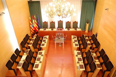 El dimarts 24 d’abril, sessió ordinària del Ple de l’Ajuntament de Badalona.