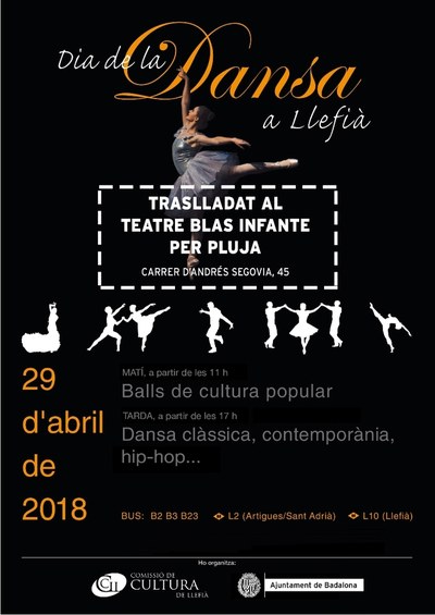El barri de Llefià de Badalona commemora aquest diumenge el Dia Internacional de la Dansa.
