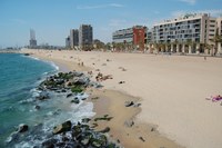 Les platges, del Cristall-Barca Maria i les del tram del nou passeig Marítim de Badalona tornaran aconseguir el reconeixement Bandera Blava aquest estiu