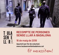 Badalona tornarà a fer un recompte de les persones sense sostre