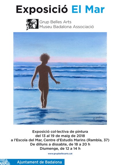 L’Escola del Mar acull l’exposició “El mar” del Grup de Belles Arts del Museu de Badalona.