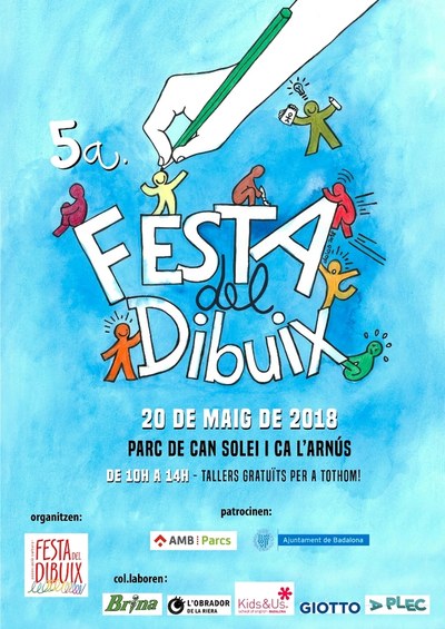Diumenge, 20 de maig, se celebra la cinquena edició de la Festa del Dibuix al parc de Can Solei i de Ca l’Arnús.