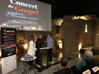 Avui s’ha fet al Museu de Badalona el lliurament de la recaptació del concert de gòspel Notes solidàries per Badalona promogut pel Grup Menarini